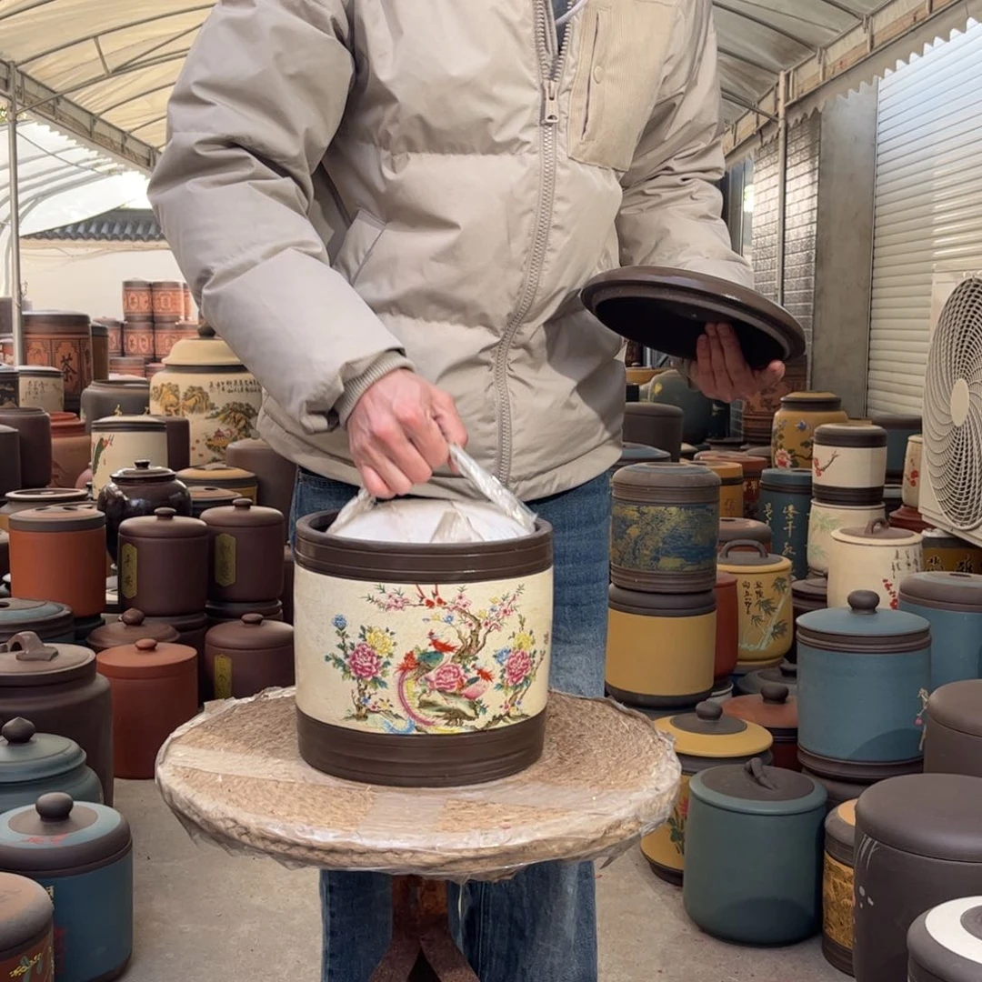 紫砂茶叶罐7 饼茶叶罐