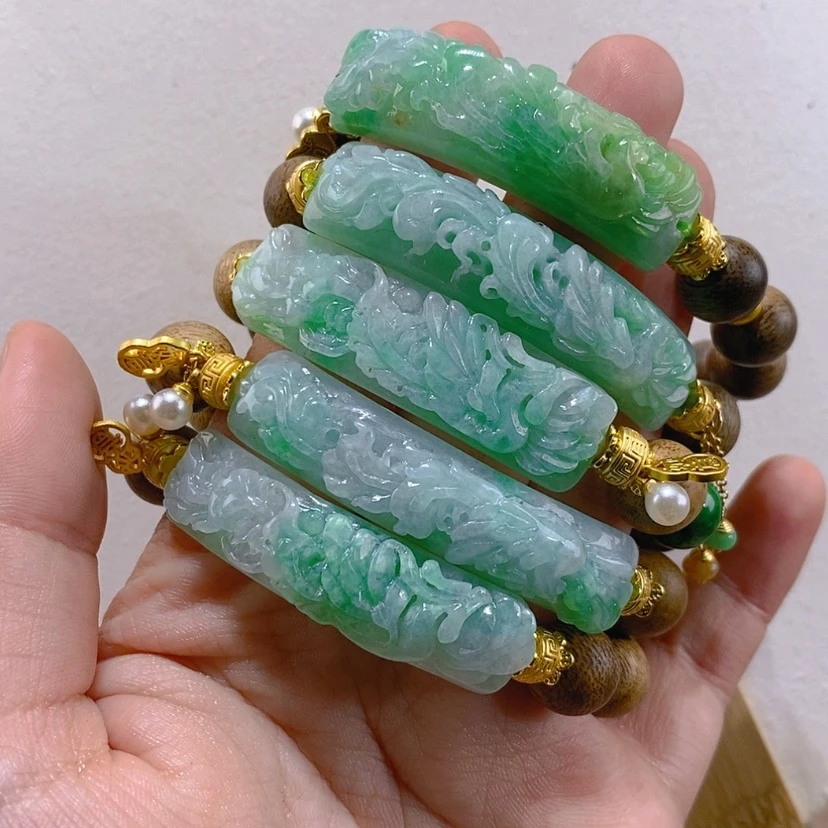 【闪购商品】未镶嵌手链翡翠多样性发其中一件