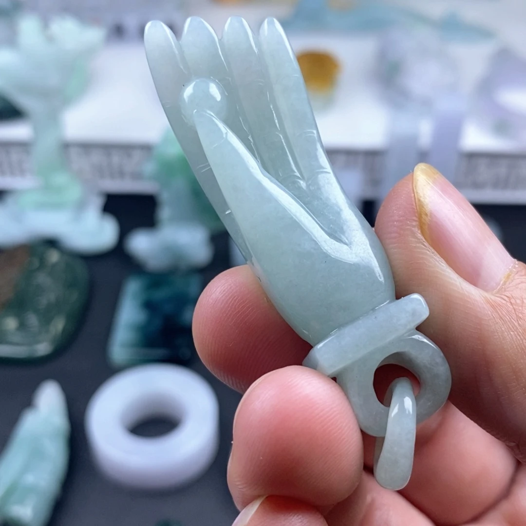 翡翠未镶嵌颈饰天然翡翠
