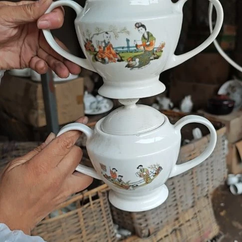 库存微瑕三娘教子两个口失园