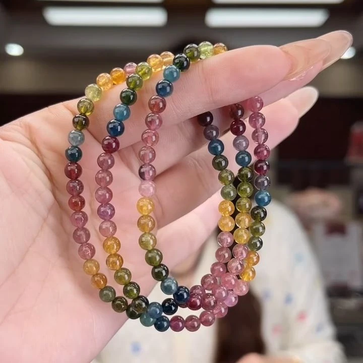 01500431碧玺/未镶嵌4mm+碧玺多圈多样性发货31