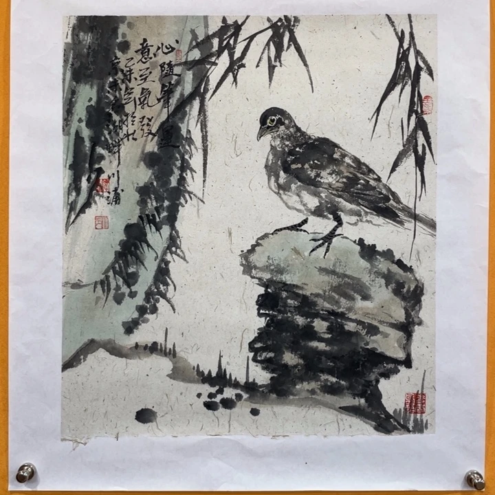 国画李川浦精品花鸟画