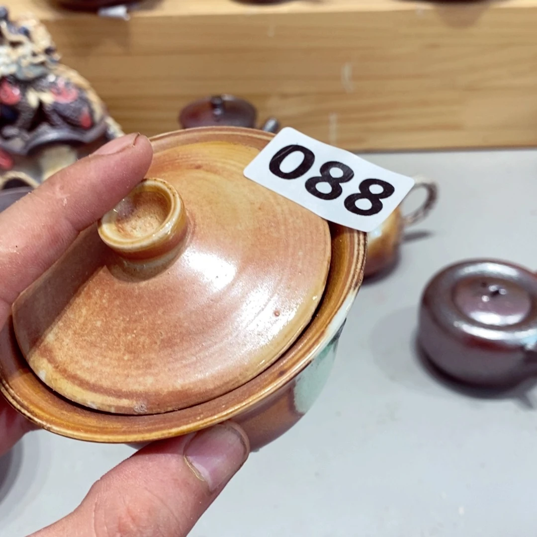 柴烧茶具陶瓷杯子