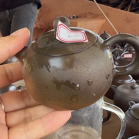 戬谷龙窑柴烧茶壶2