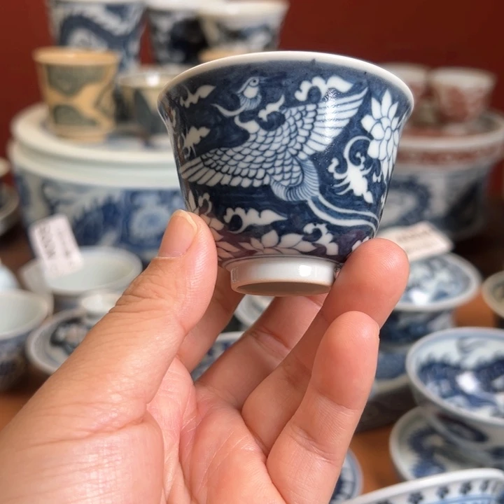 景德镇手绘青花主人杯