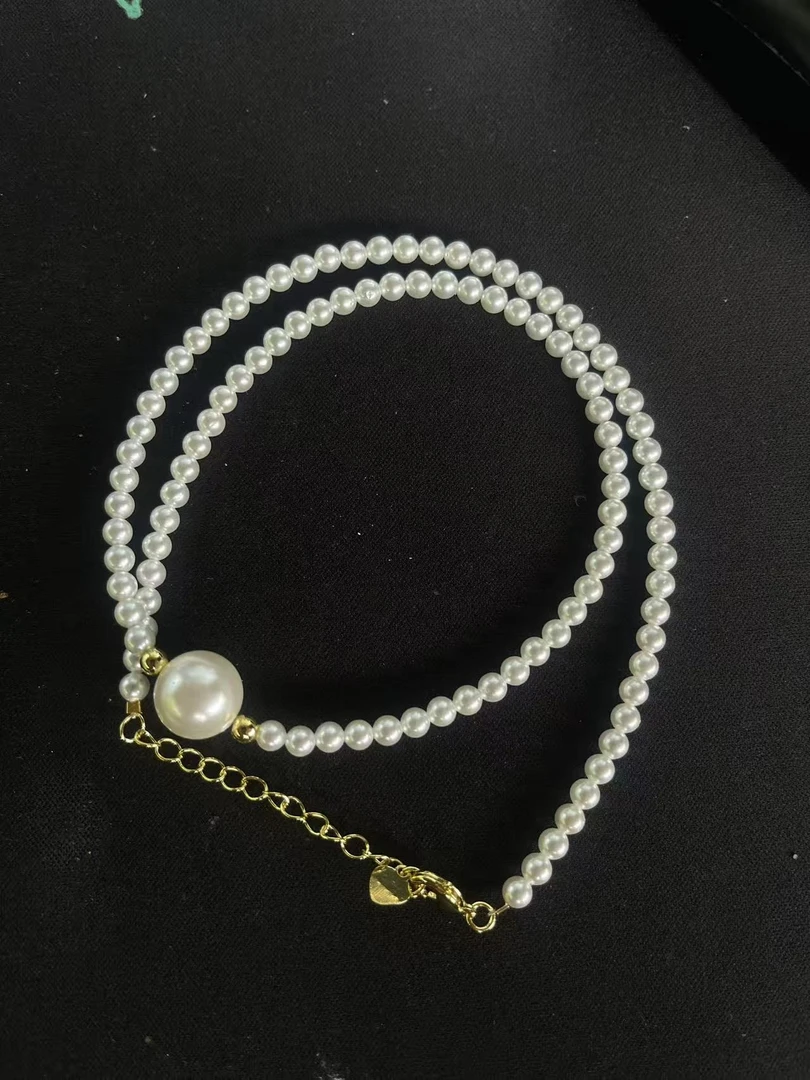 (枫子专属）YH779奥白时尚美人珠链 约4mm 多样性发货