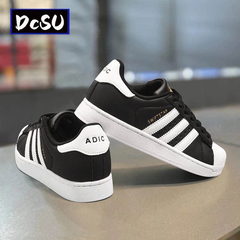 【香港DcSU&Shoes官方正品】2025年春夏季新款三条杠贝壳头男鞋小众