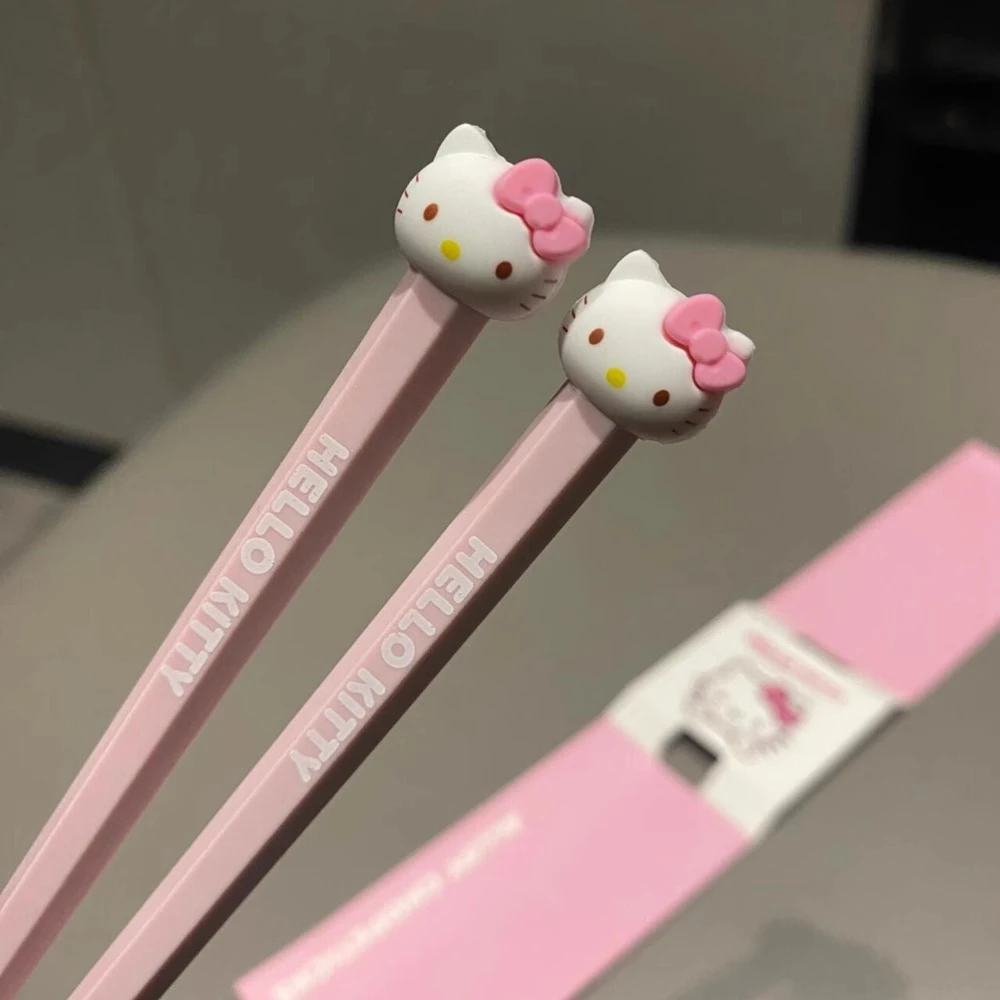Kitty猫可爱pet家用高档情侣一人一筷专用防滑防霉儿童吃饭筷子