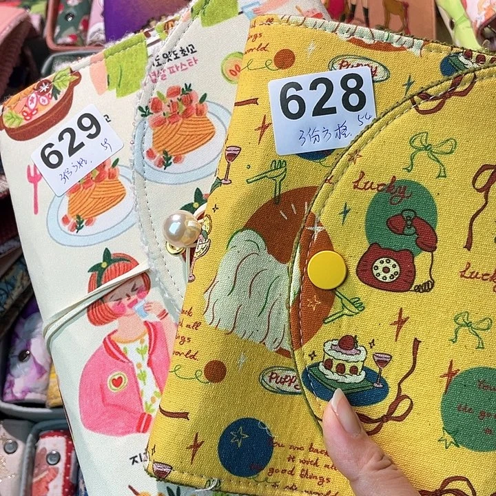 织绣橘****皮A5 活页629加A6活页628兜加三份方格