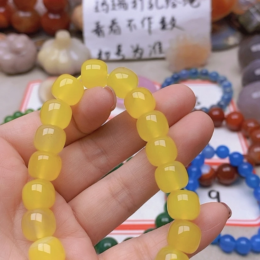 【闪购商品】未镶嵌玛瑙/玉髓珠宝半成品文****y