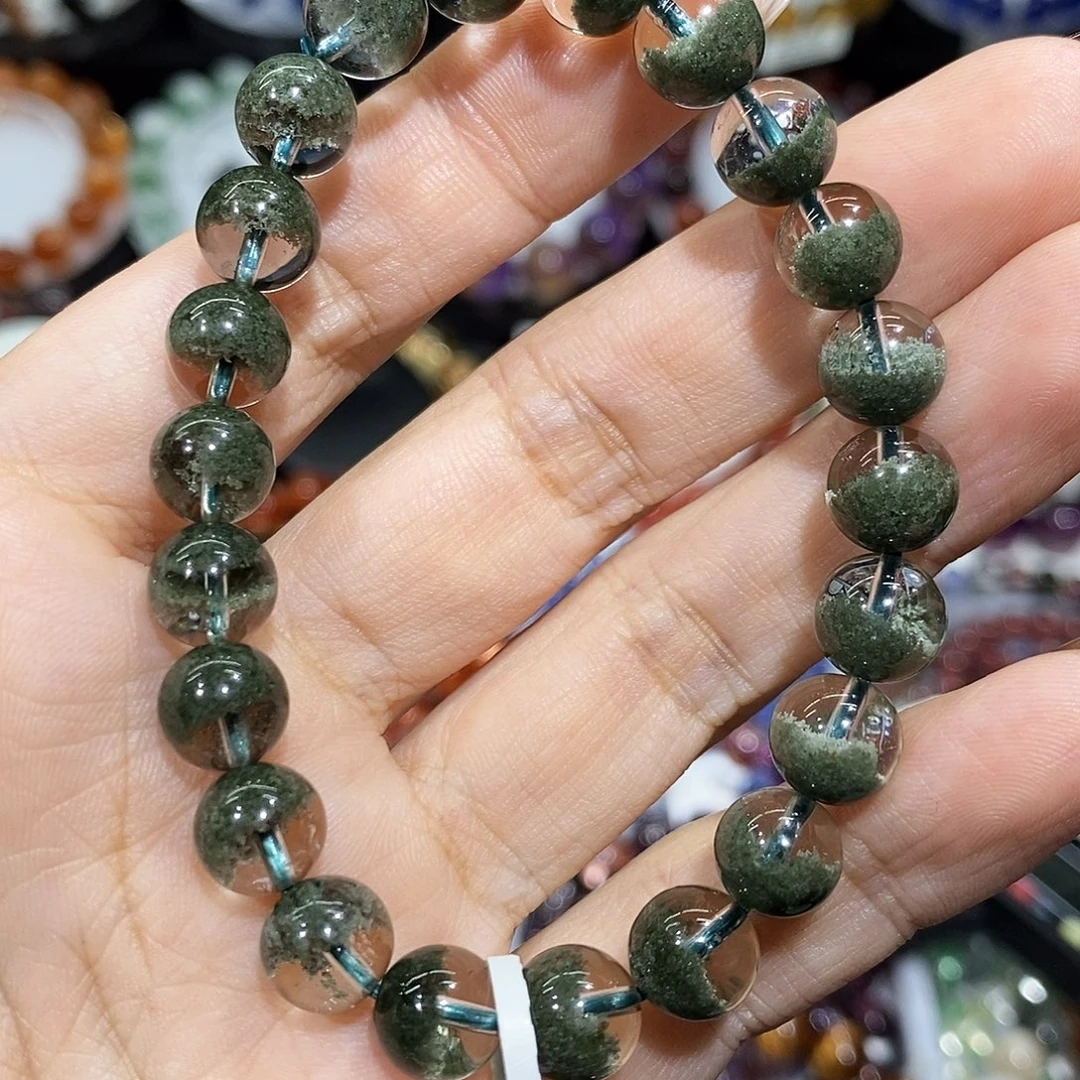 水晶手串未镶嵌绿幽灵8