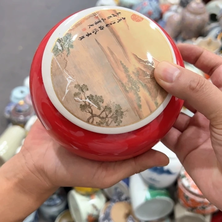 瑕疵福利品陶瓷茶叶罐