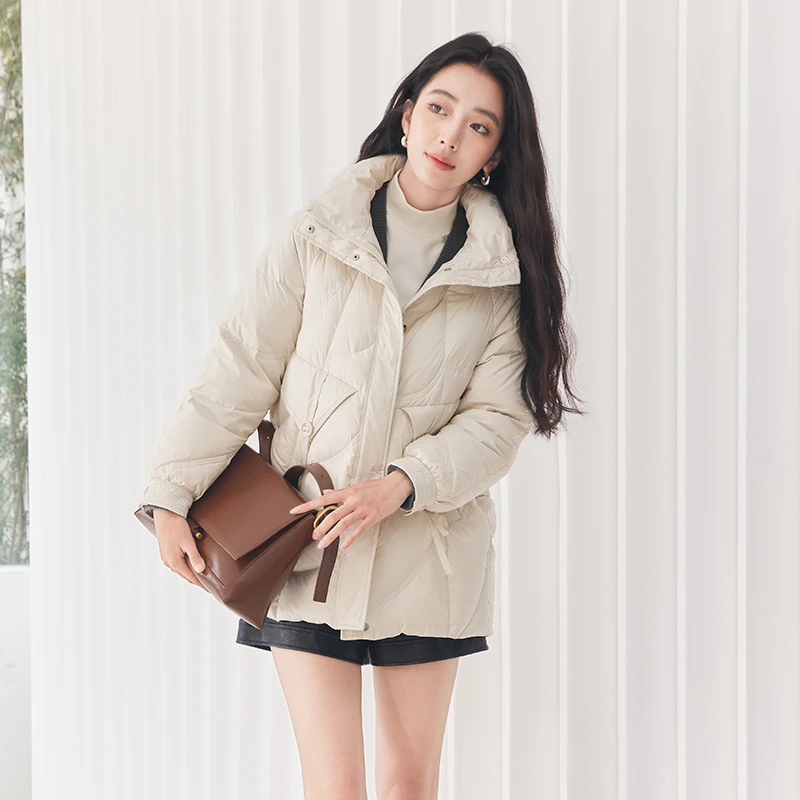 【直播专享】Y3111948羽绒服 香影立领羽绒服女中长款2024年冬季新