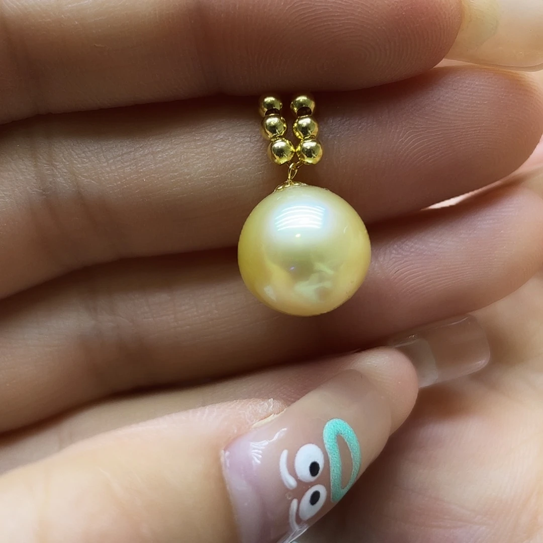 海水珍珠18K金镶嵌颈饰