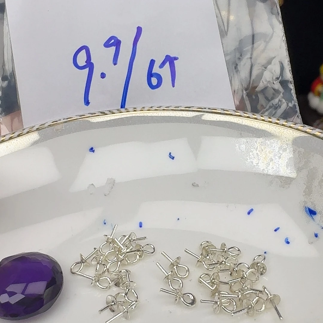 颈饰紫晶银S925镶嵌紫水晶925镶嵌128