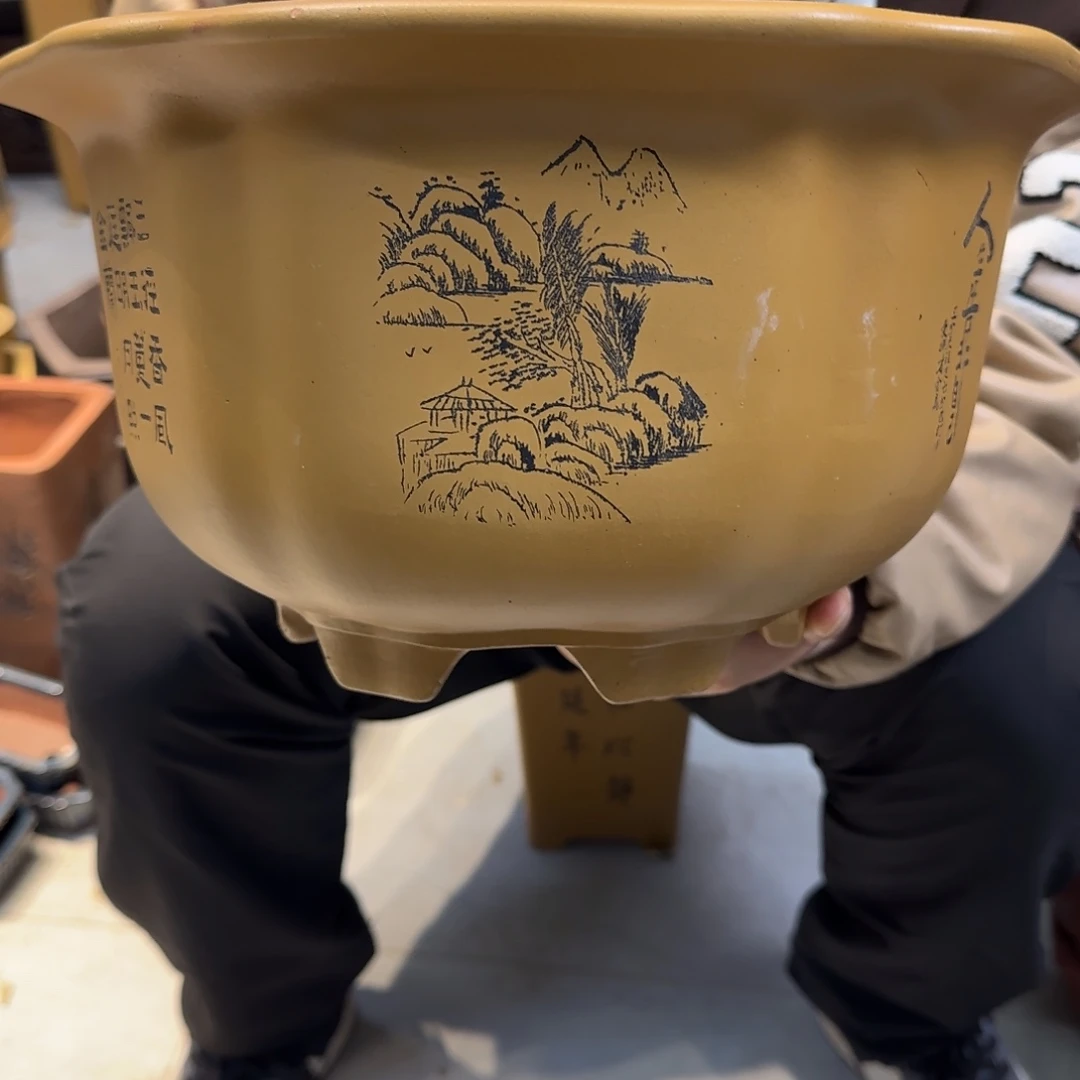 紫砂花盆口径27.15口径