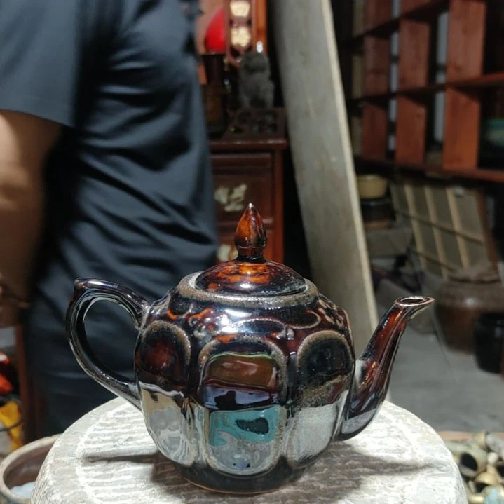 吉****直播一把耀州窑黑壁虎