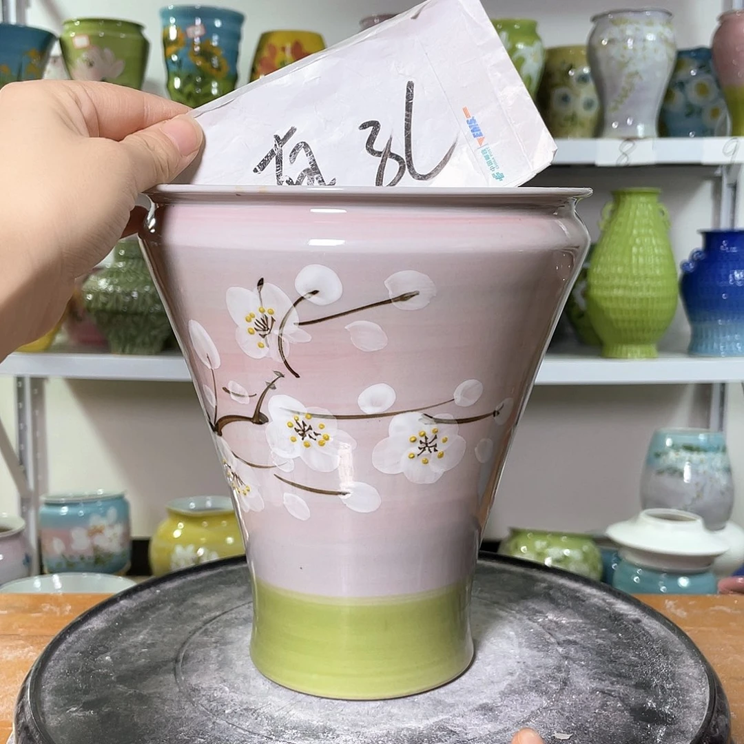 景德镇陶瓷花盆花器暇258