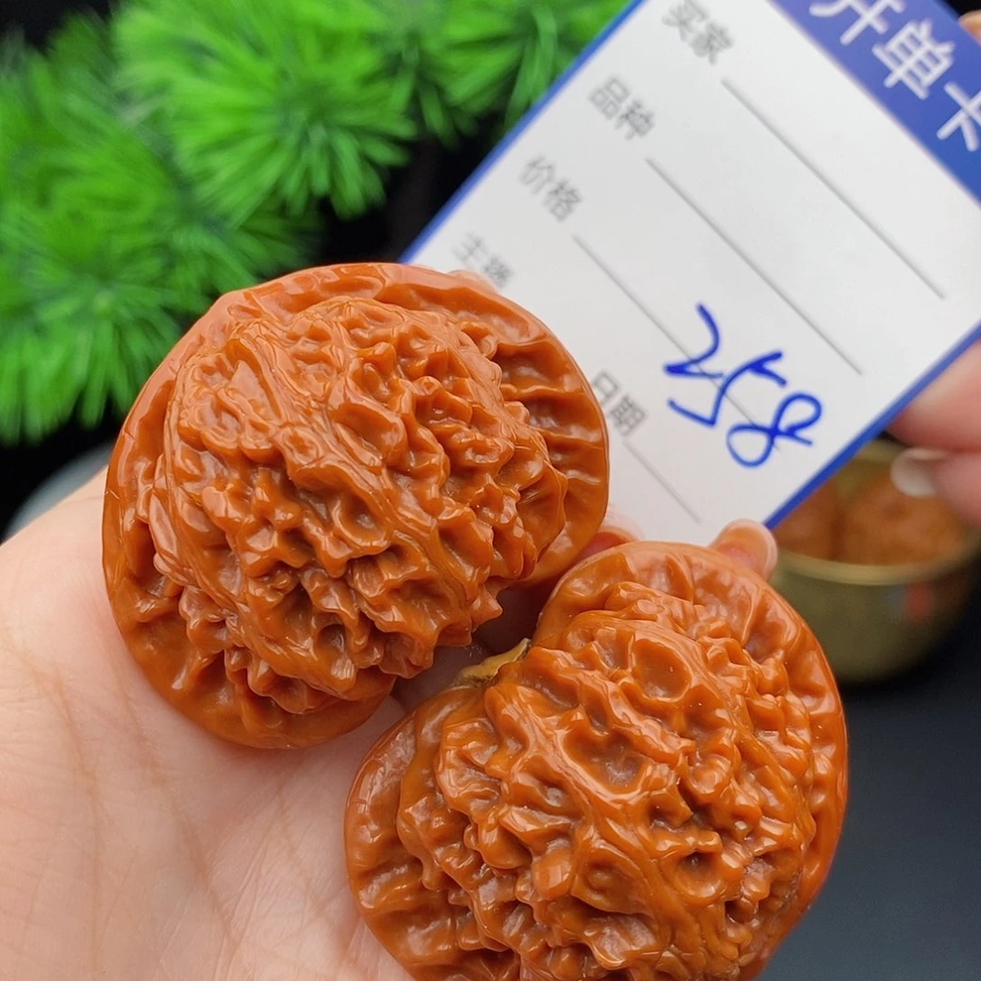 文玩核桃把件45宫灯258