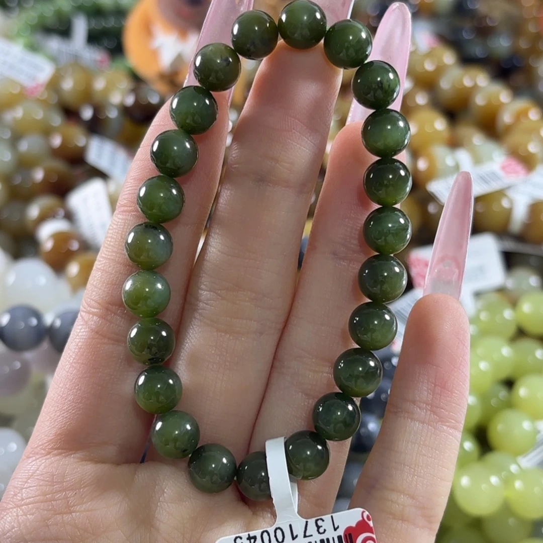 和田玉未镶嵌手链253