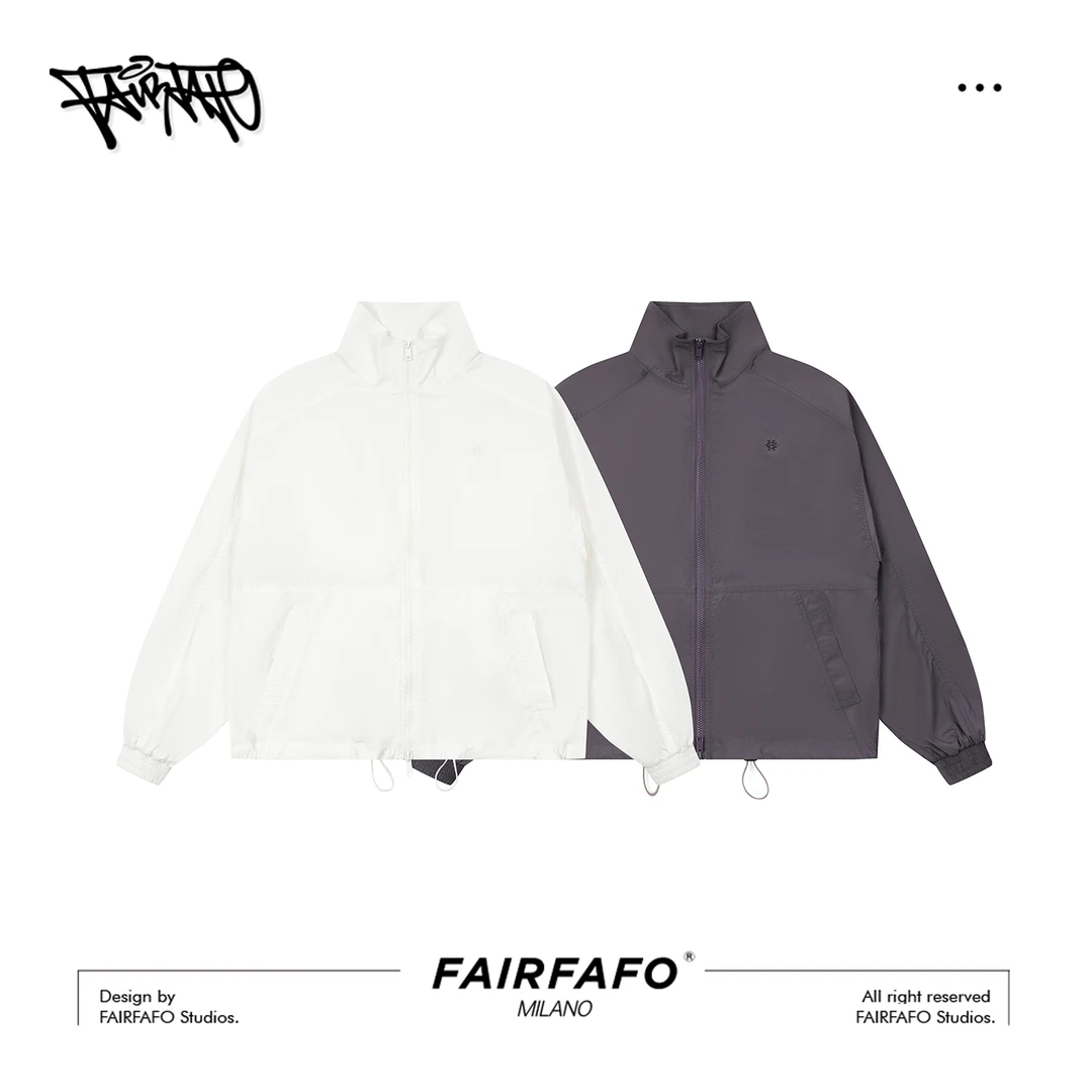 FAIRFAFO林肉肉【极简立领外套】WTDL4C141时尚户外休闲运动外套