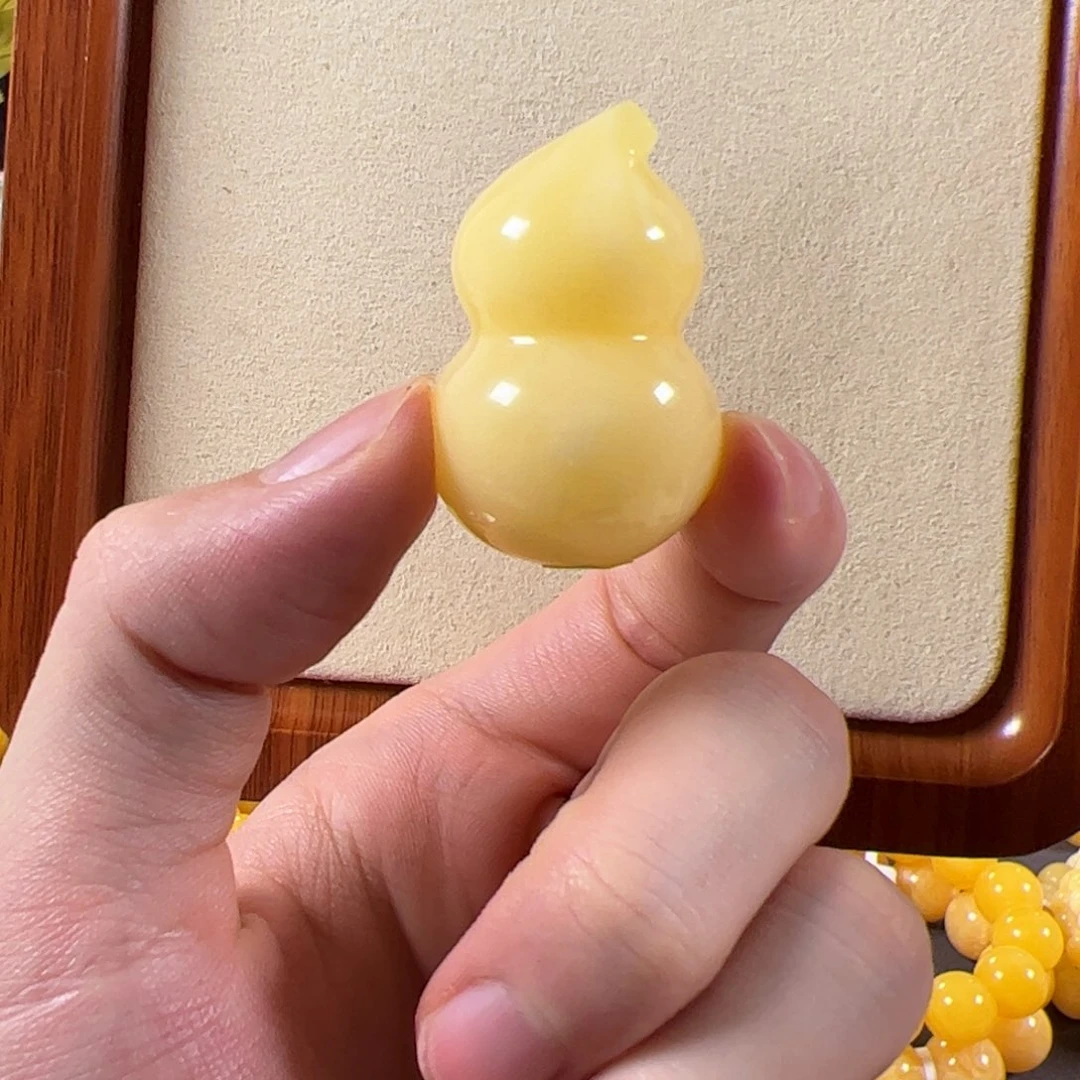 裸石蜜蜡未镶嵌焦皮浓蜡白蜜葫芦kk