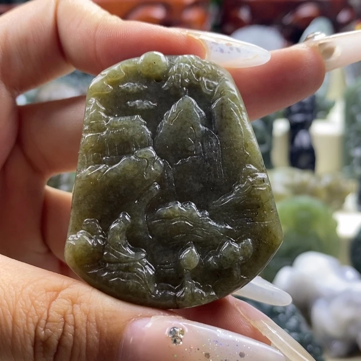 和田玉颈饰未镶嵌