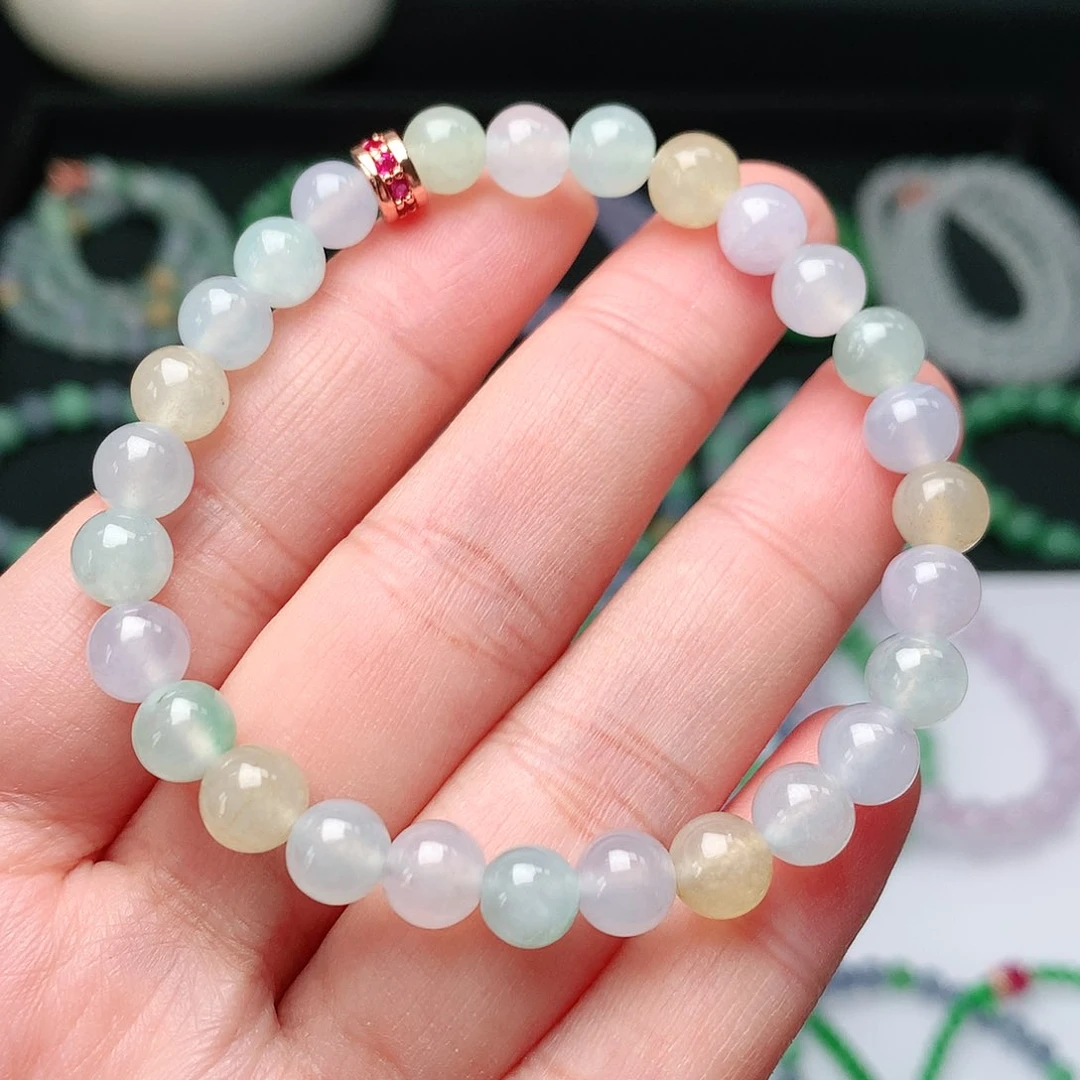 翡翠手链未镶嵌翡翠