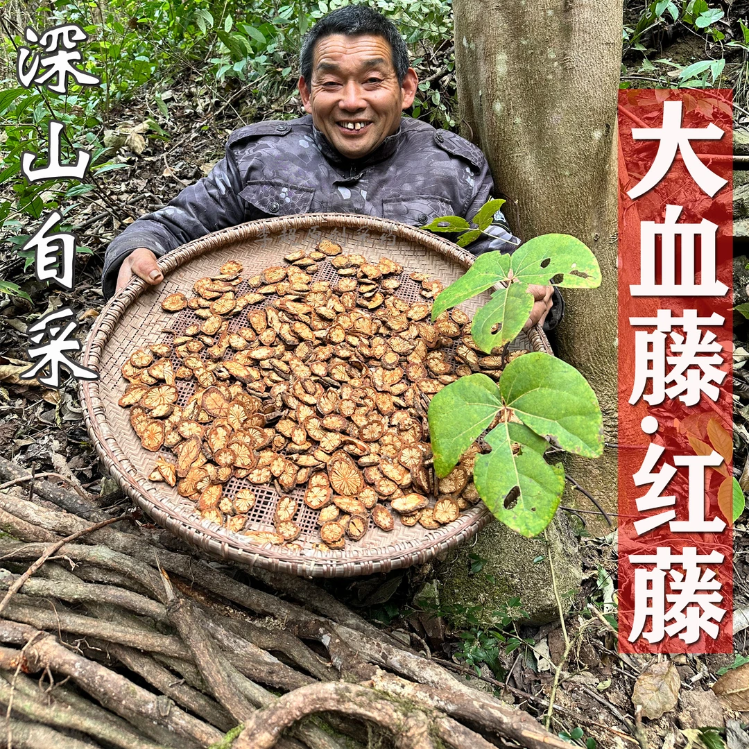 深山自采红藤（大血藤/血藤/大血通） 脑血通干片 天然无硫