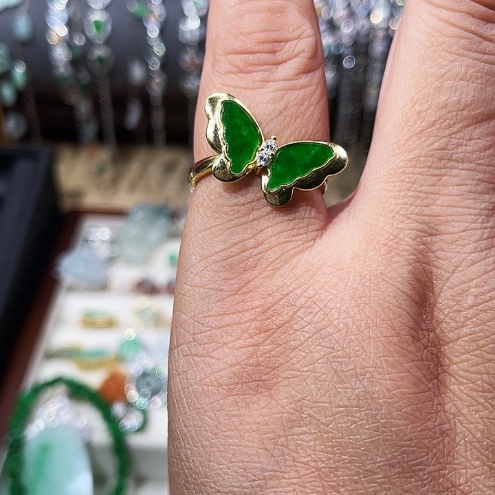 翡翠银S925镶嵌颈饰