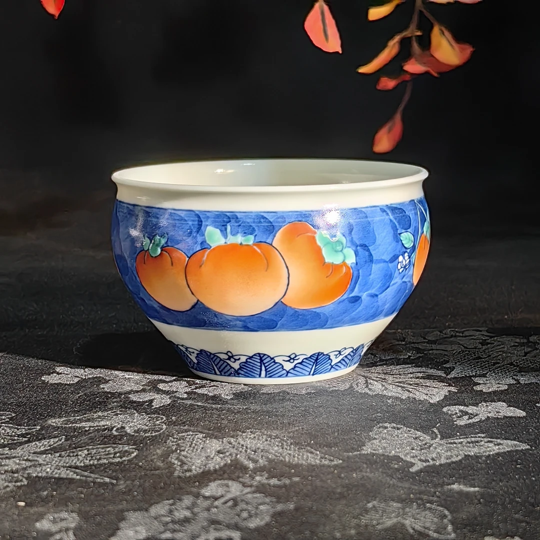 雨溪 柿柿青蓝主人杯 yx10591