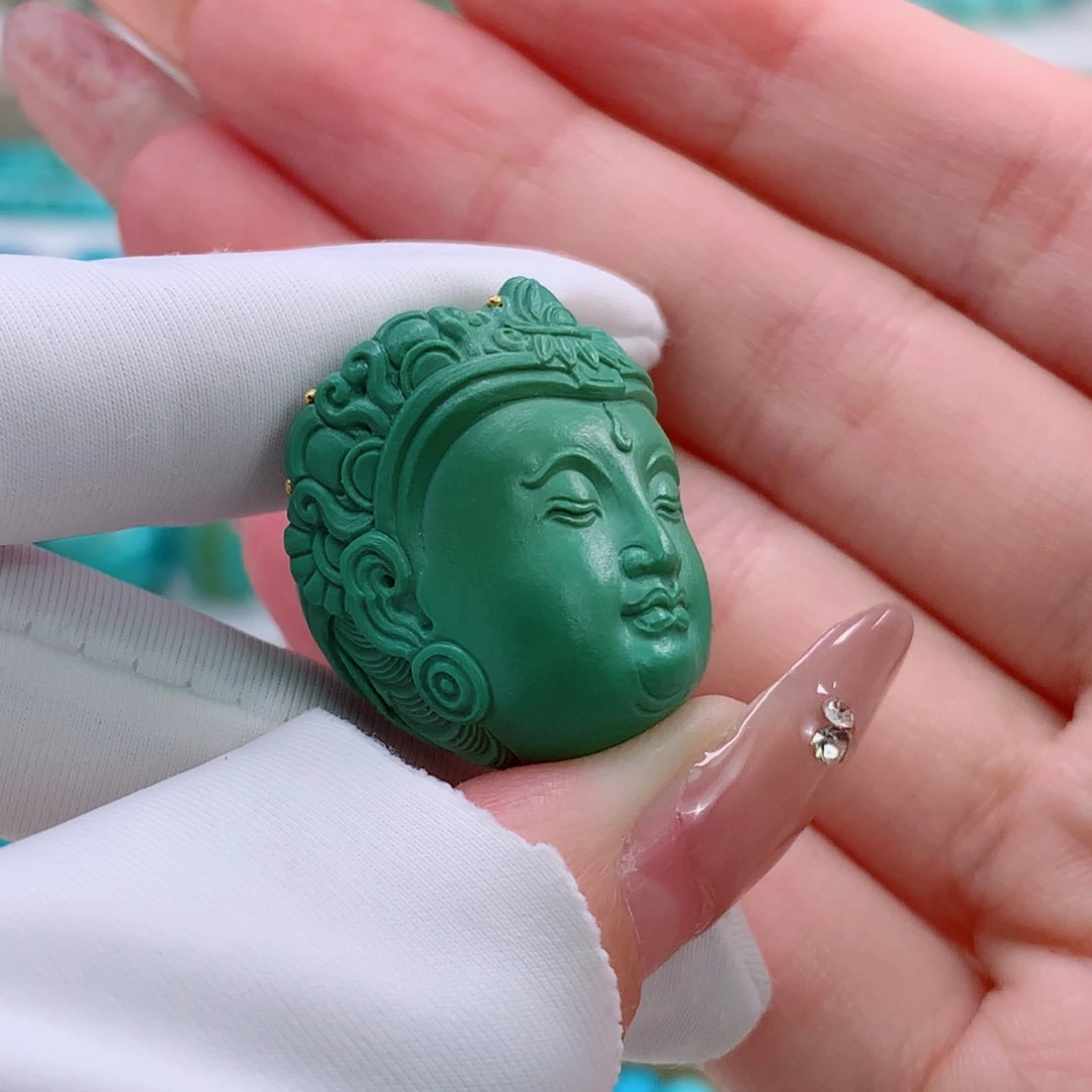 未镶嵌绿松石珠宝奇石