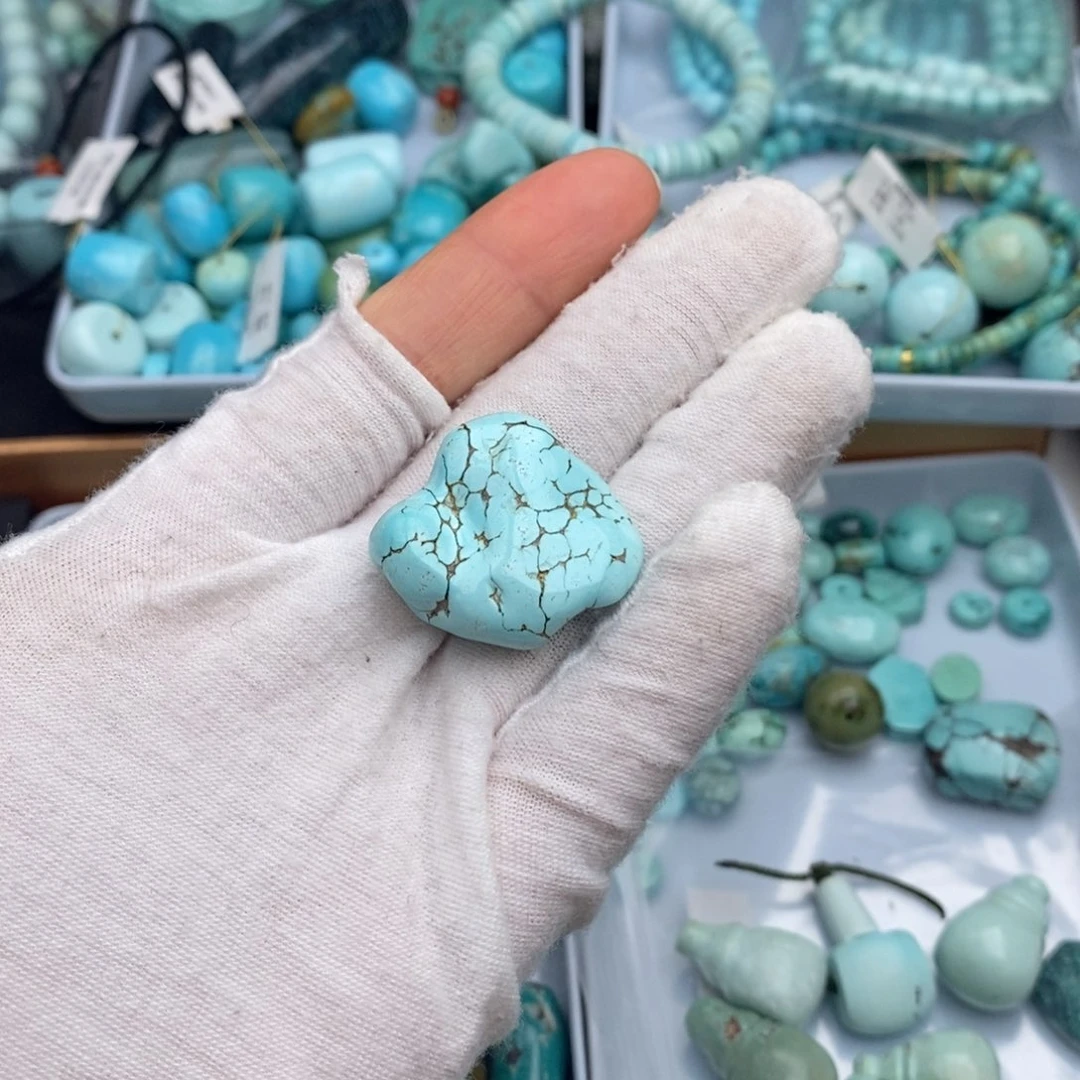 未镶嵌绿松石随型珠