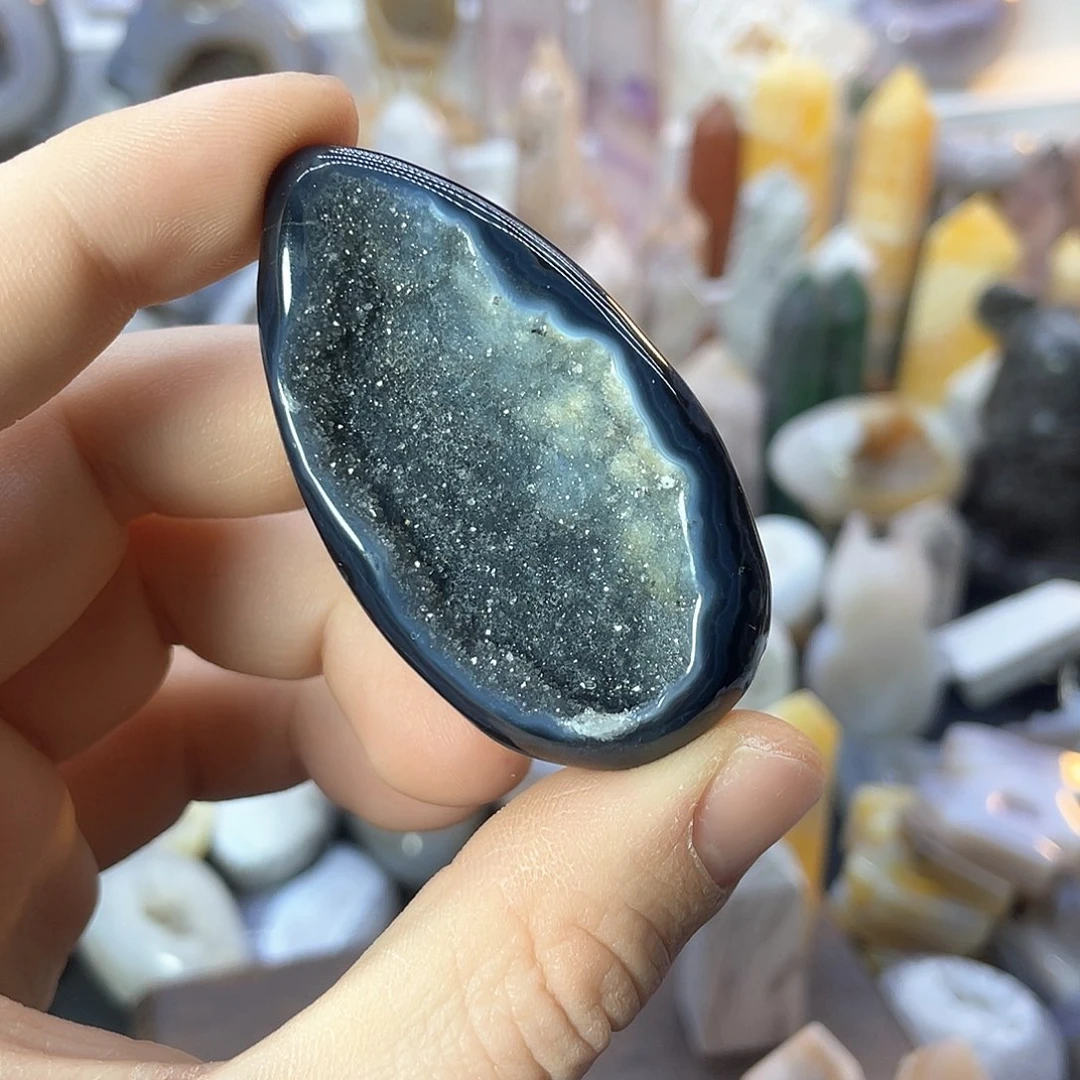 水晶九眼蛋未镶嵌