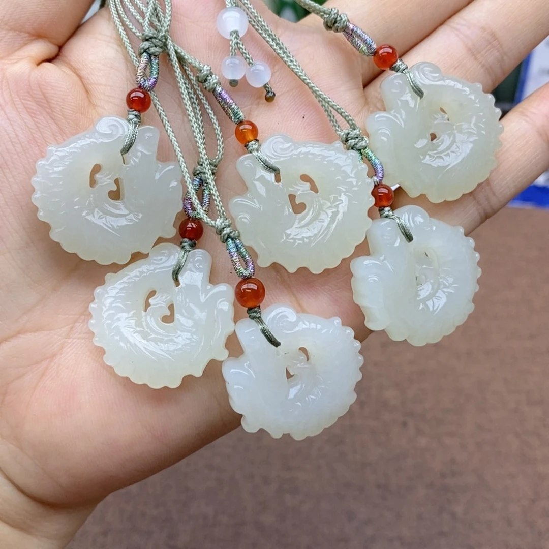 和田玉未镶嵌吊坠(不含链)