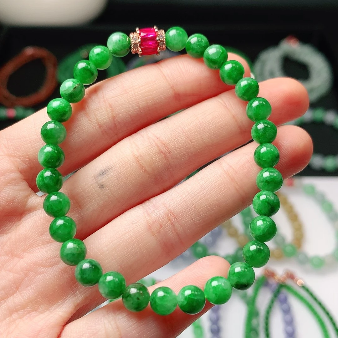 翡翠未镶嵌手链翡翠