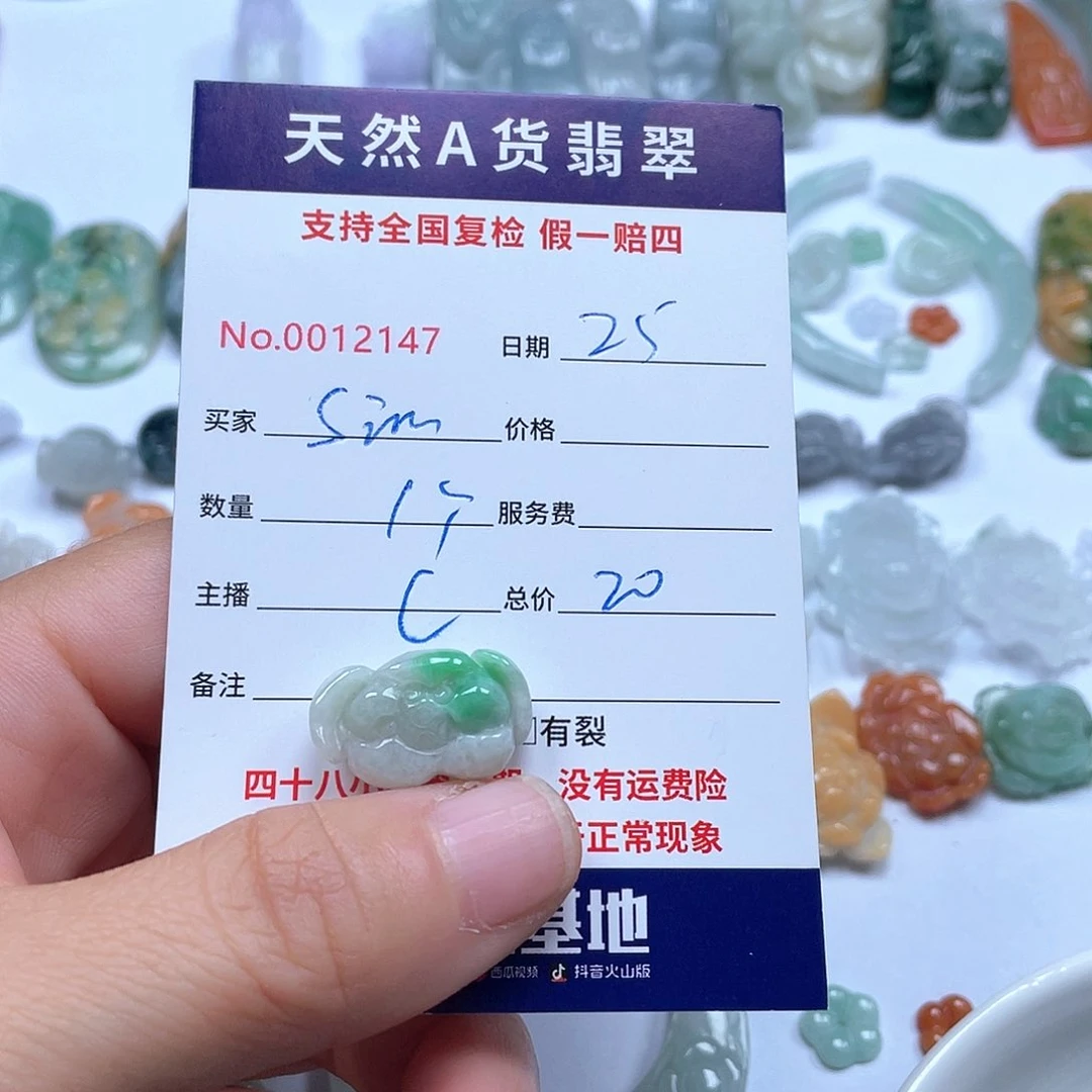颈饰未镶嵌翡翠S*m