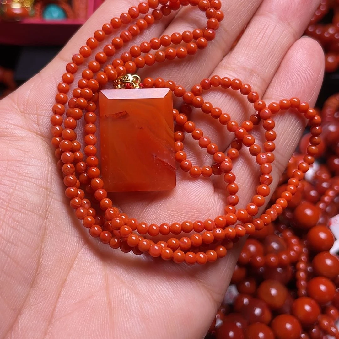 未镶嵌手链南红玛瑙