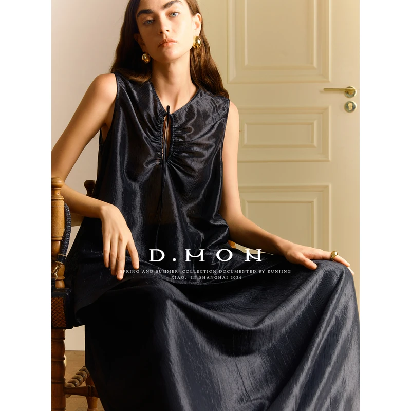 DMON|梦幻美学_时髦多领可穿 松弛感灯笼裙显瘦套装上衣/半裙