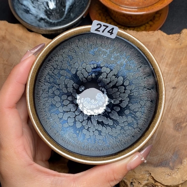 茶盏建窑建盏主人杯274微瑕