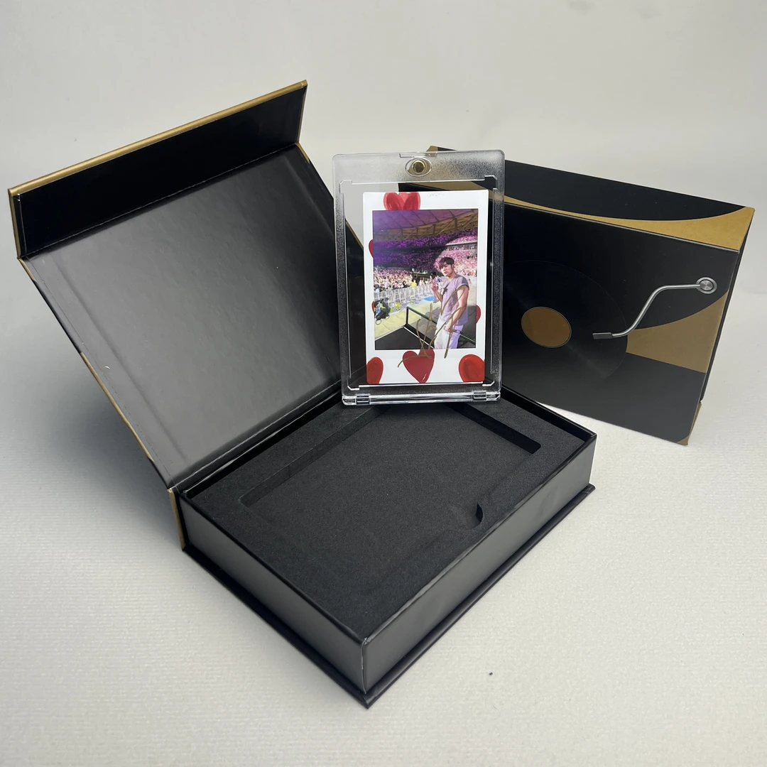 N5204周杰伦 签名正品拍立得照片 爱心