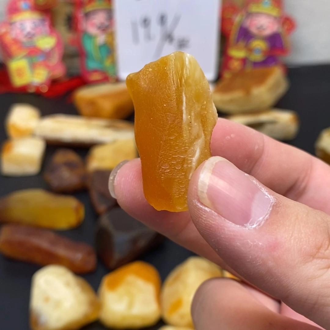 定制琥珀未镶嵌空*斋天然蜜蜡原石加工不退不换