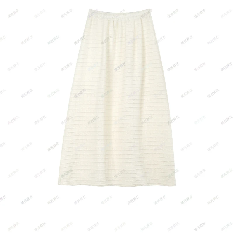 原创设计24-1512【温苑】气质时尚休闲百搭百褶优雅半身裙