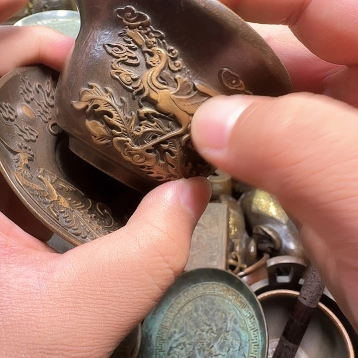 铜器办公室茶室摆件