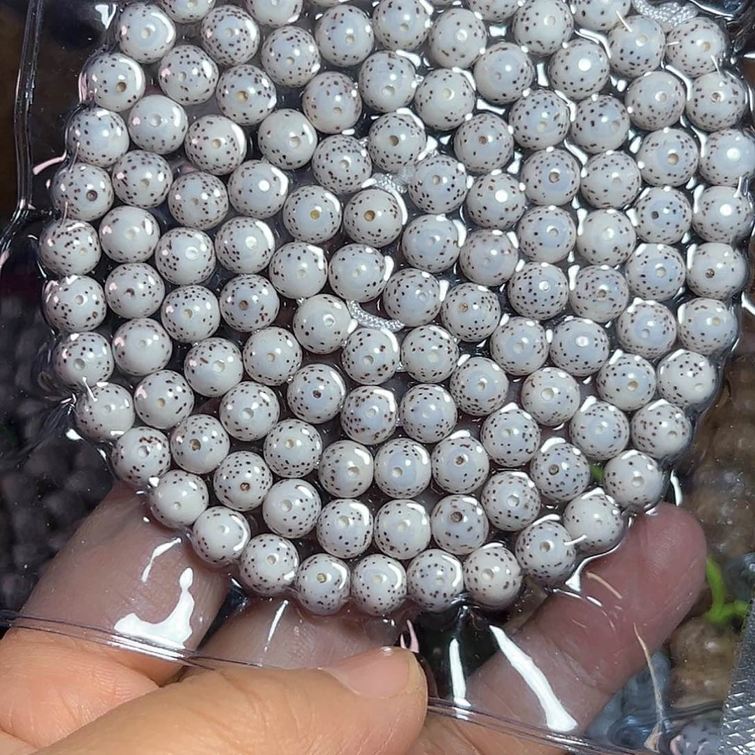 星月菩提手串齐*星月菩提脱脂顺白