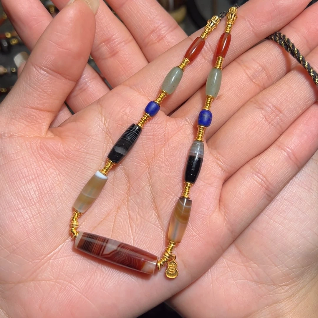 玛瑙/玉髓未镶嵌颈饰