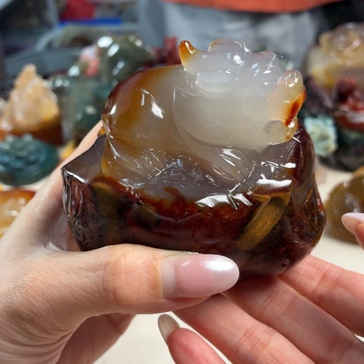 未镶嵌吊坠(不含链)玛瑙/玉髓