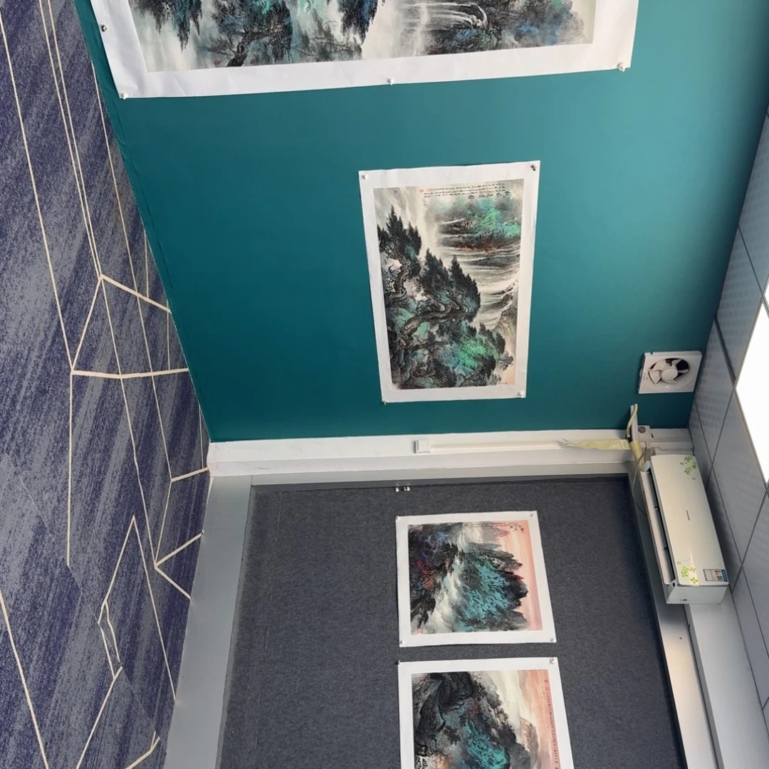 国画李*民资春成山水泼彩