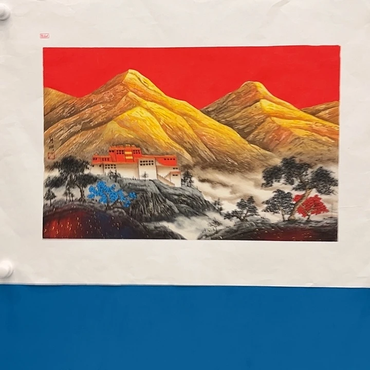 国画画家苏珊展览备案原作