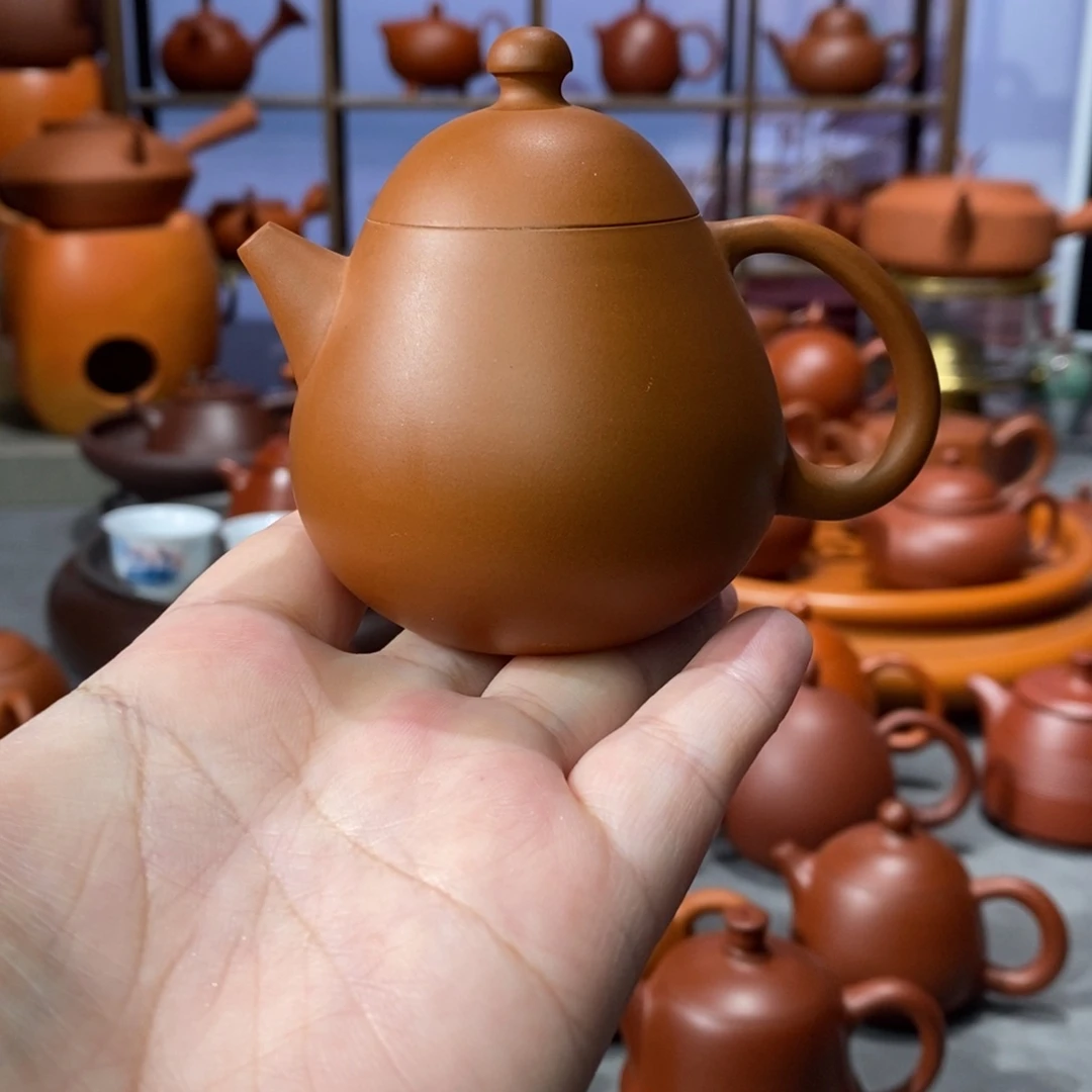 茶壶紫砂张斌鸡蛋黄文旦壶100cc